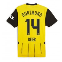 Camisa de Futebol Borussia Dortmund Maximilian Beier #14 Equipamento Principal 2024-25 Manga Curta